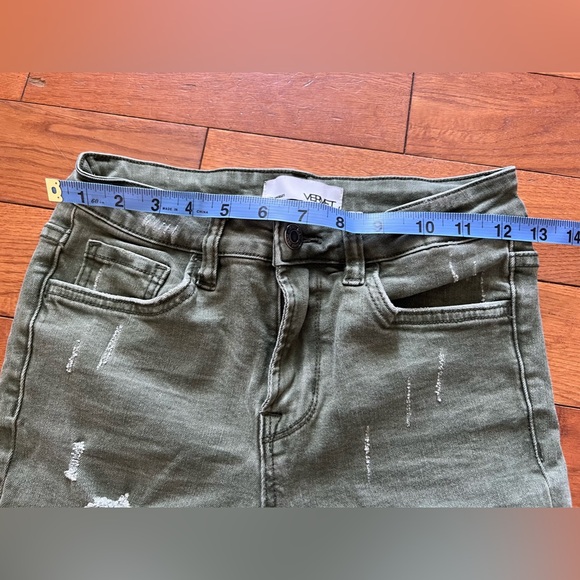 Vervet olive green denim skinny jeans from VICI - Picture 6 of 7
